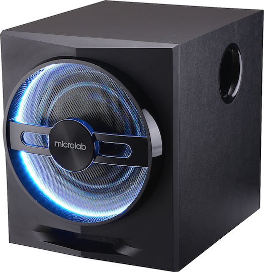 Microlab Τ10 Ασύρματα Ηχεία Υπολογιστή 2.1 με Bluetooth και Ισχύ 56W Μαύρα