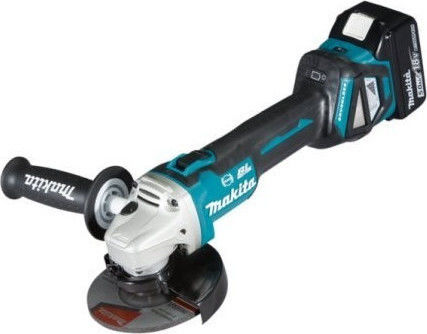 Makita Grinder 125mm Battery Brushless with Speed Control 2x5Ah