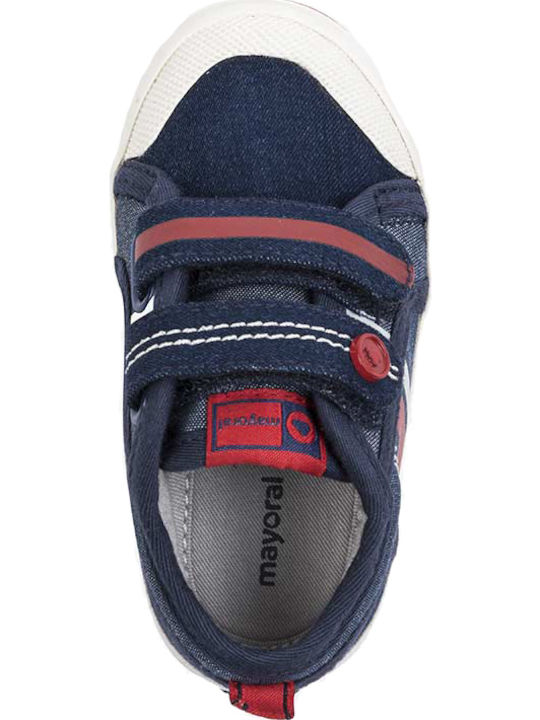 Παιδικά Sneakers με Σκρατς Navy Μπλε