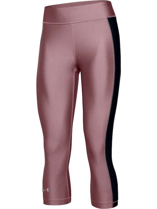 HeatGear Capri Обучение Дамско Дълго Колан Стягане Червено