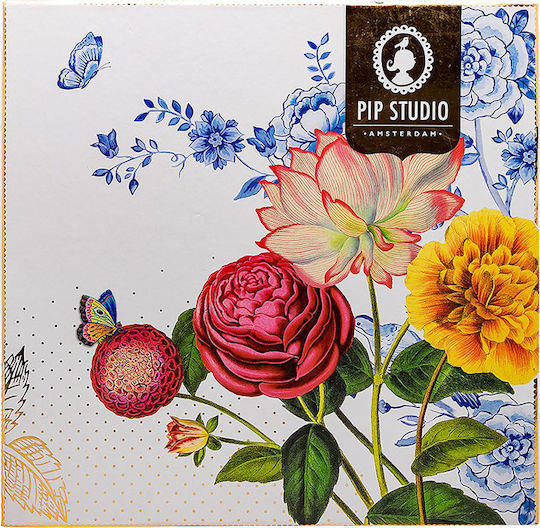PiP Studio Royal Εταζέρα 3 Ορόφων από Πορσελάνη Πολύχρωμη Ø28cm PiP Studio Royal Εταζέρα 3 Ορόφων από Πορσελάνη Πολύχρωμη Ø28cm