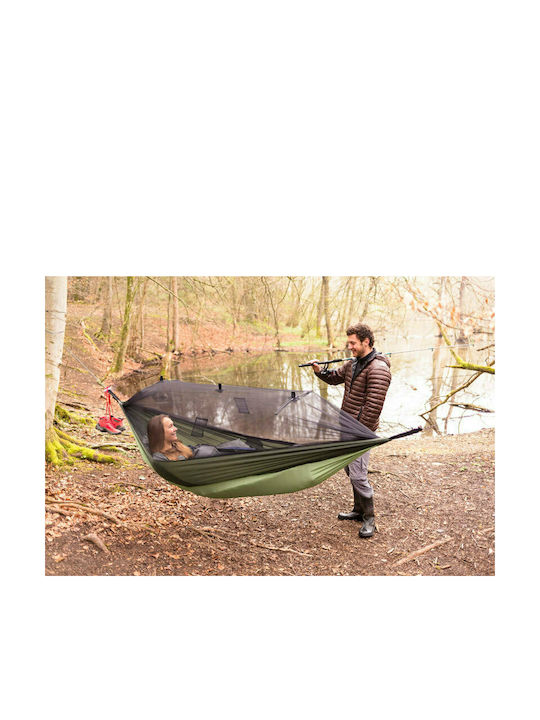 Amazonas Moskito Traveller Thermo Parachute Single Hammock Green 275x140cm
