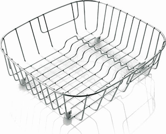Pyramis Στραγγιστήρι Γούρνας Inox Ασημί 33x37x9.5cm