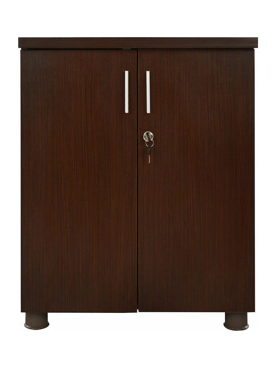 Ντουλάπι Γραφείου Ξύλινο Vance με Κλειδαριά Wenge 60x46x75cm