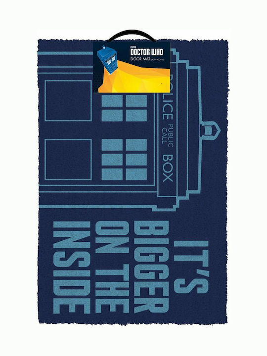 Pyramid International Πατάκι Εισόδου από Κοκοφοίνικα Doctor Who - Tardis Μπλε 40x60εκ.