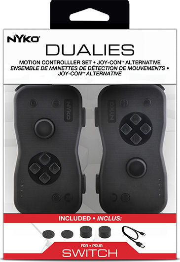 NYKO Dualies Kabelloses Gamepad für Switch Schwarz