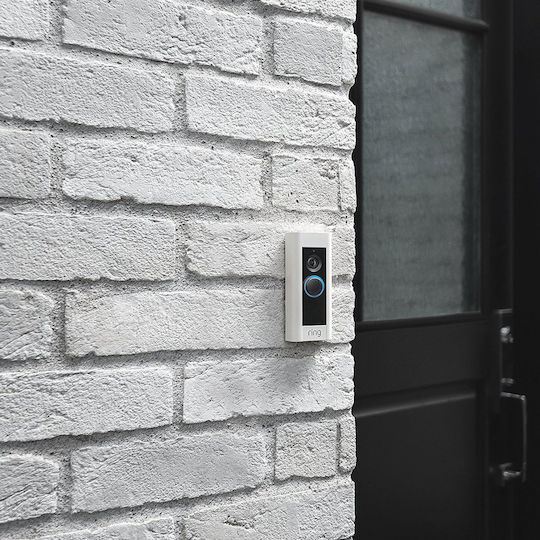 Ring Video Doorbell Pro Ασύρματο Κουδούνι Πόρτας Wi-Fi Συμβατό με Alexa