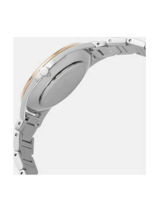 Seiko Conceptual Γυναικείο Ρολόι Μπαταρίας με Ασημί Μεταλλικό Μπρασελέ