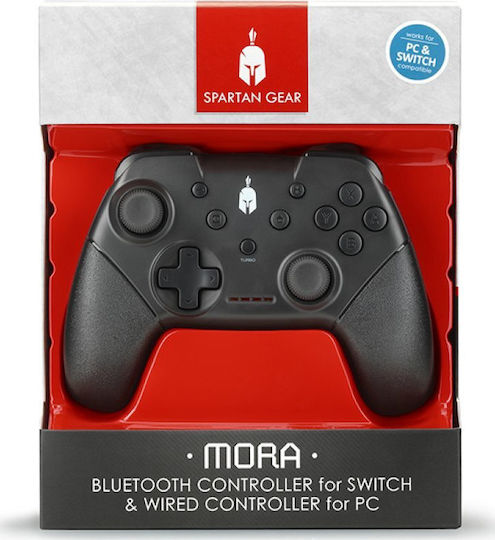 Spartan Gear Mora Bluetooth Controller Verkabelt für PC / Schalter Schwarz