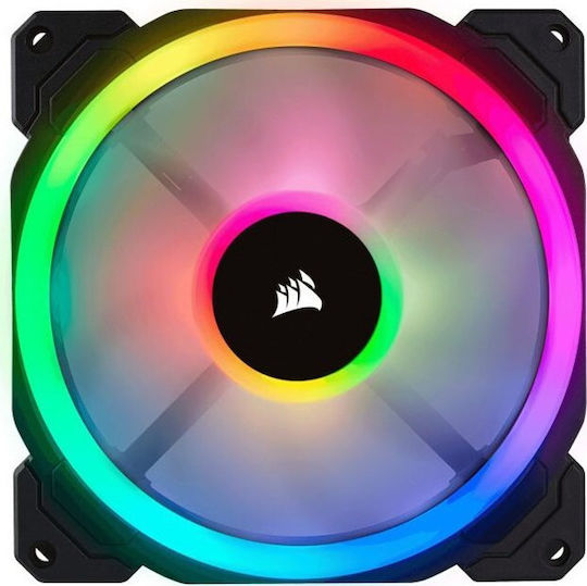 Corsair LL140 RGB Case Fan (1300rpm / 51.5cfm) με Σύνδεση 4-Pin PWM