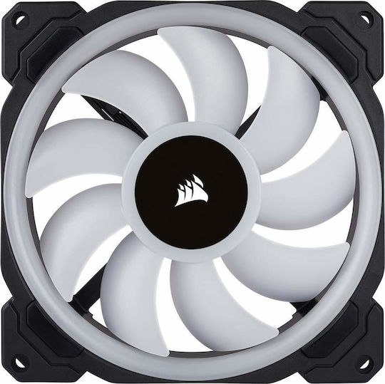 Corsair LL140 Dual Light Loop Case Fan (1300rpm / 51.5cfm) με RGB Φωτισμό και Σύνδεση 4-Pin PWM 2τμχ