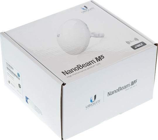 Ubiquiti Nanobeam M5-16 External WiFi Parabolic Antenna 16dBi with Ethernet Connection NBE-M5-16