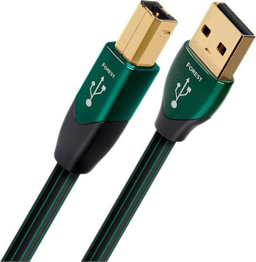 Audioquest 0.75m USB 2.0 Cable A-Male to B-Male Green