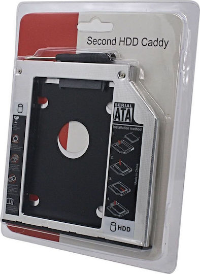 Ewent Caddy Sata HDD 12.7m Second Hard Drive Case 12.7m