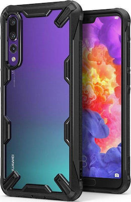Ringke Fusion-X Umschlag Rückseite Silikon Schwarz (Huawei P20 Pro) RFSX-P20P-B