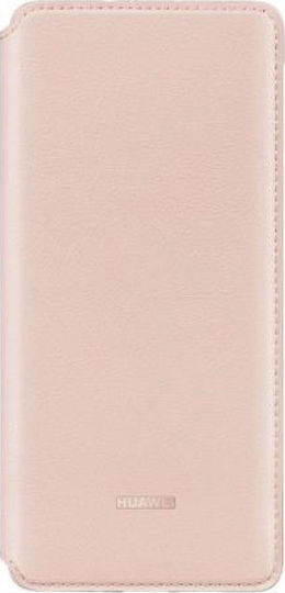Huawei Wallet Cover Piele artificială Roz (Huawei P30 Pro)