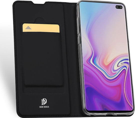 Dux Ducis Skin Pro Series Book Δερματίνης Μαύρο (Galaxy S10+)