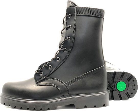 Aeropelma Military Boots Duetto 9 Leather Black 0901