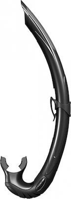 Seac Jet Black Snorkel Black with Silicone Mouthpiece