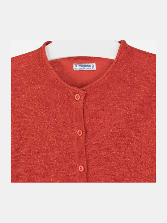 Kinderstrickjacke Gestrickt Rot