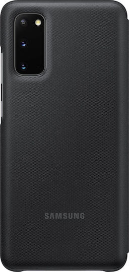 Samsung Led View Cover Book Δερματίνης Μαύρο (Galaxy S20)
