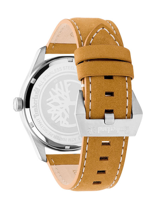 Timberland Ferndale Watch Chronograph Battery with Brown Leather Strap