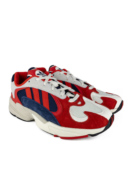 Adidas Yung-1 Ανδρικά Sneakers Orange / Core Black / Collegiate Navy