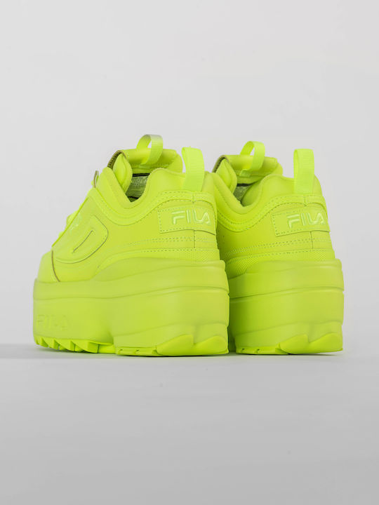 Disruptor II Wedge Chunky Sneakers Yellow
