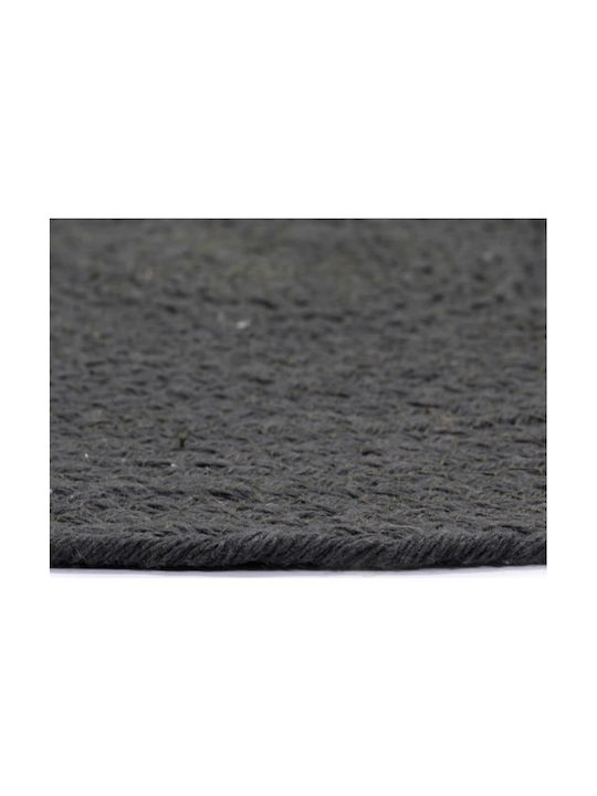 vidaXL Round Fabric Placemats Dark Grey 38cm 6pcs