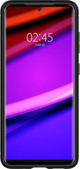 Spigen Rugged Armor Back Cover Σιλικόνης 2mm Μαύρο (Galaxy S20)