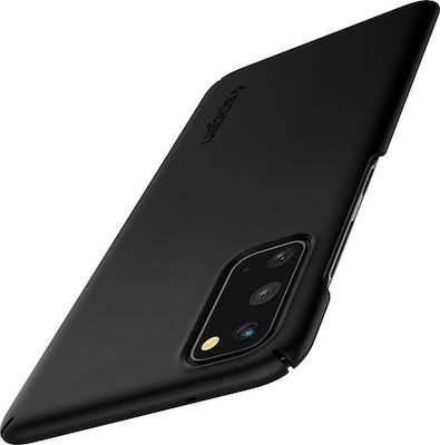 Spigen Thin Fit Umschlag Rückseite Kunststoff Schwarz (Galaxy S20) ACS00788