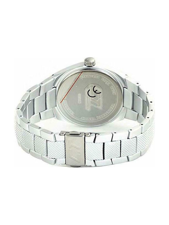 Chronotech Watch Battery with Silver Metal Bracelet CC7039M-09M