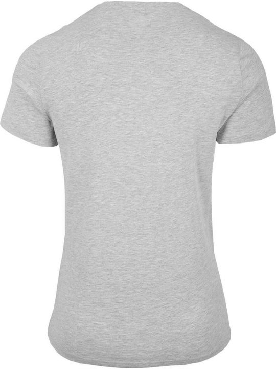 4F Men's Athletic T-shirt Short Sleeve Gray