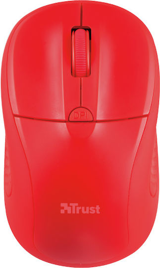 Trust Primo Wireless Безжичен Мишка Червен