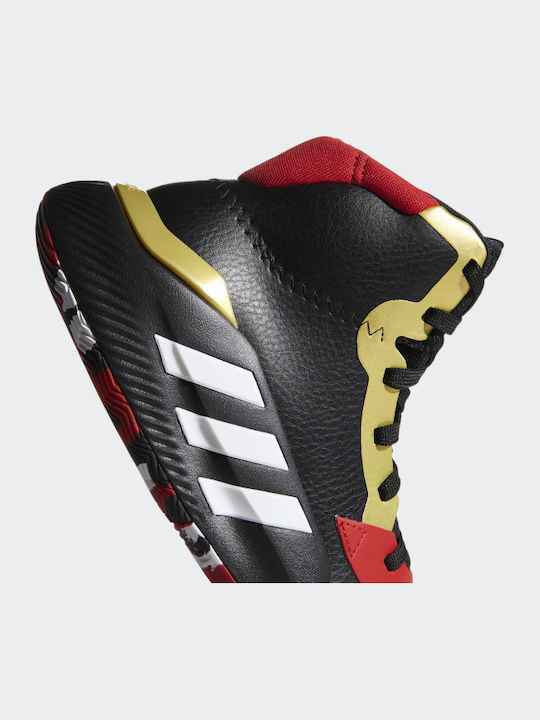 Pro Bounce 2019 Hoch Basketballschuhe Core Black / Cloud White / Scarlet