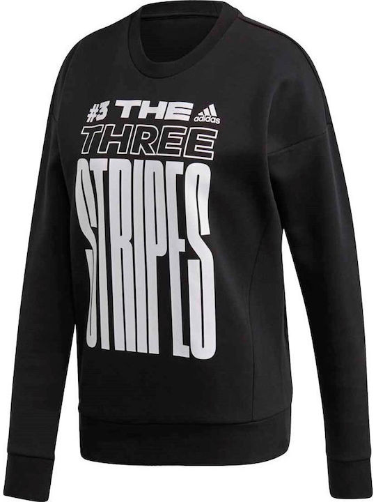 Performance Long Women's Sweatshirt Black