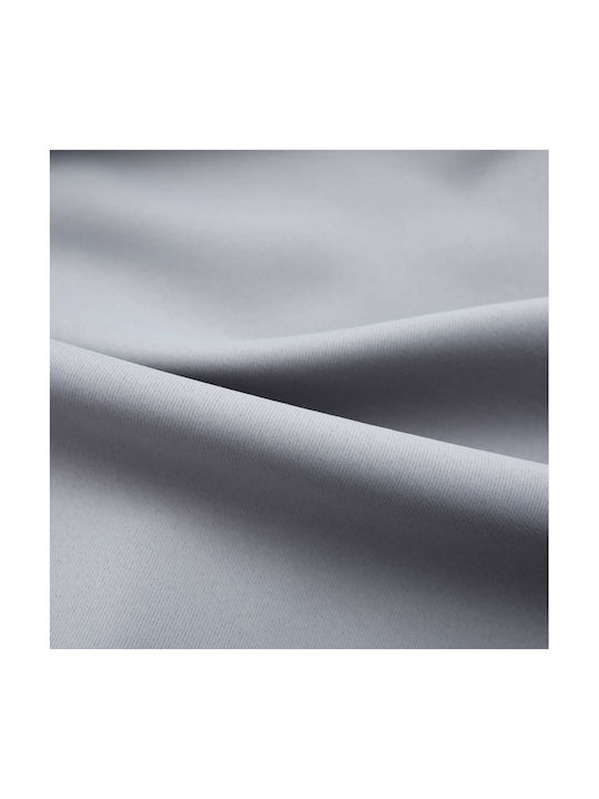 vidaXL Vorhang Verdunkelung mit Bleistiftfalten Gray 140x175cm