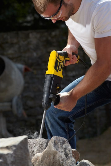 Stanley Κρουστικό Σκαπτικό Πιστολέτο Ρεύματος 750W με Υποδοχή SDS Plus FME500K