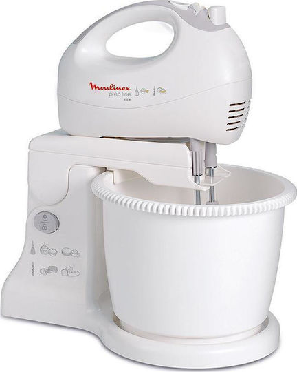 Moulinex Mixer cu Vas din Plastic 2.5lt Alb 450W