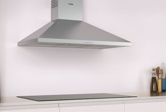 Pitsos Απορροφητήρας Καμινάδα 90cm Inox