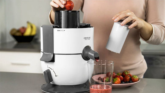 Cecotec StrongTitanium 19000 Storcător de fructe 650W Alb