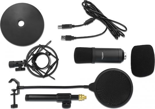 DeLock 66300 Seturi Microfon Condensator USB de birou pentru Vocale