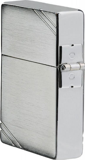 Zippo Replica Winddichter Feuerzeug Flamme in Silber Farbe