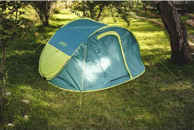 Bestway Σκηνή Camping Pop Up Μπλε 3 Εποχών για 4 Άτομα 210x210x100εκ.