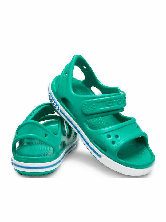 Crocband II Children's Anatomical Beach Shoes Green