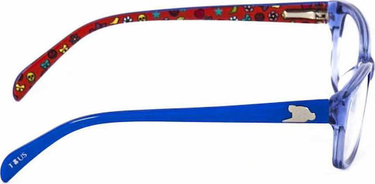 Tous Children's Plastic Eyeglass Frame Blue VTK519 095A