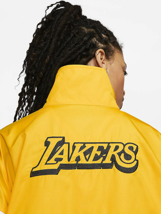 NIKE LAKERS CITY EDITION LOGO MEN'S NBA HOODIE CD3238-728 Yellow 