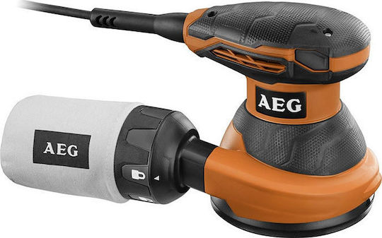 AEG Tools EX 125 ES Έκκεντρο Τριβείο Χούφτας 125mm Ρεύματος 300W με Ρύθμιση Ταχύτητας και με Σύστημα Αναρρόφησης