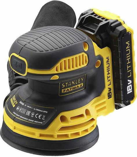 Stanley Solo Battery Powered Eccentric Sander 125mm Battery 18V with Suction System