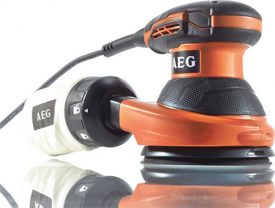 AEG Tools EX 125 ES Έκκεντρο Τριβείο Χούφτας 125mm Ρεύματος 300W με Ρύθμιση Ταχύτητας και με Σύστημα Αναρρόφησης